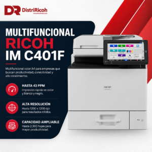 Multifunción Láser IM C401F - Nueva